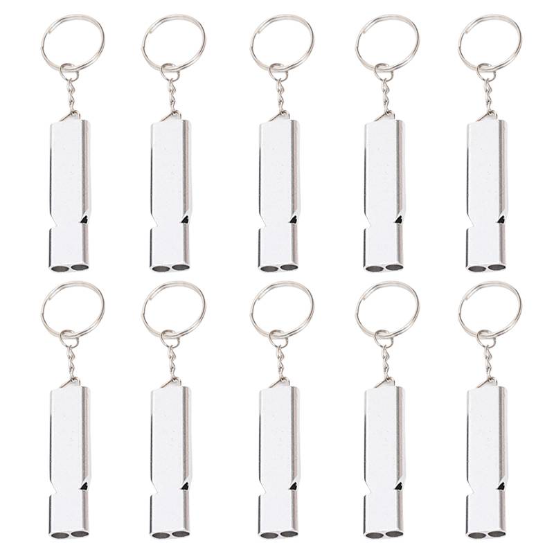 【10 Pack-Silver】 Shuangto Pot whistle