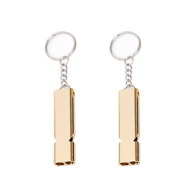 [2 installation-golden] dual-hole whistle