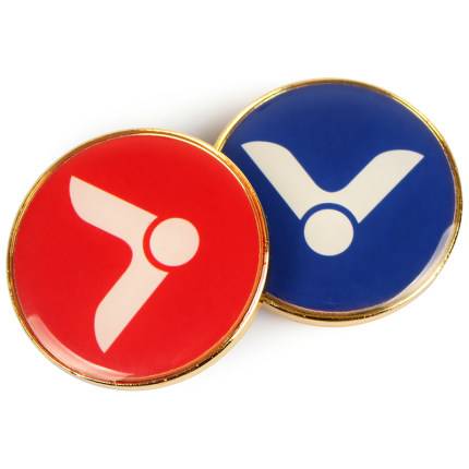 VICTOR Vedian AC013 Badshine Table Tennis Competition Judgment Equipment Picking Bidder New Pin Pin Red Yellow Card