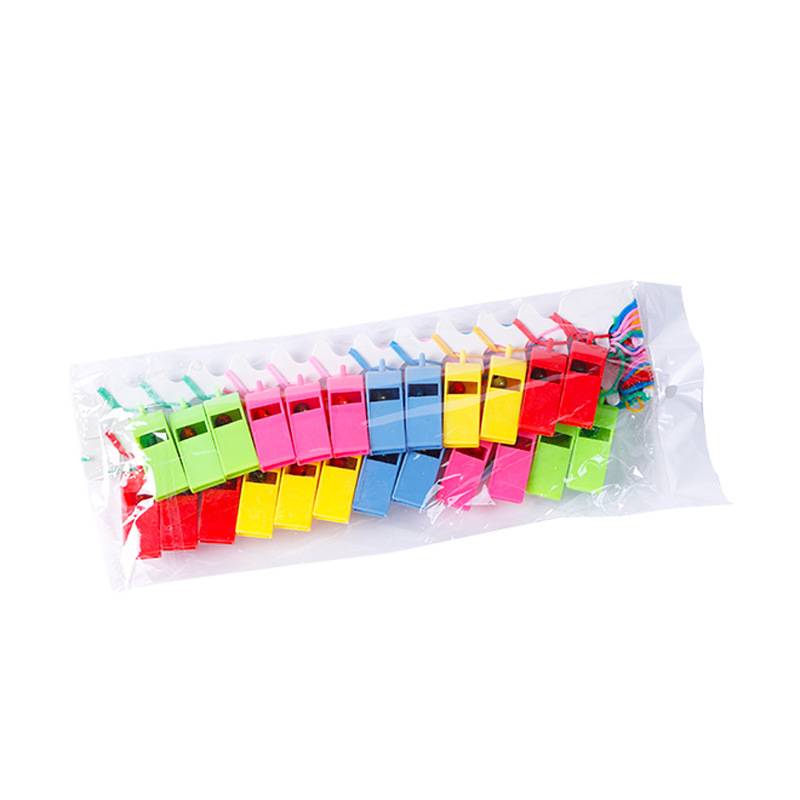 Sports goods plastic whistle children's toys color cheer cheer referee whistle fans manufacturers direct sales