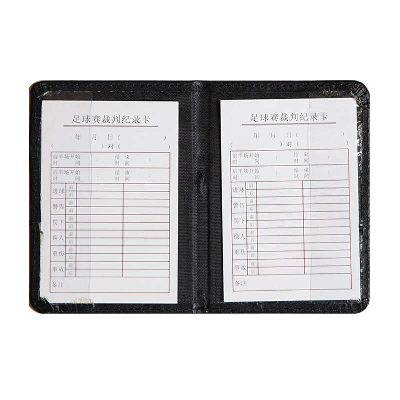 Star Shida Genuine Football Products Professional Judge Red Yellow Card SA210 Bring Record Paper