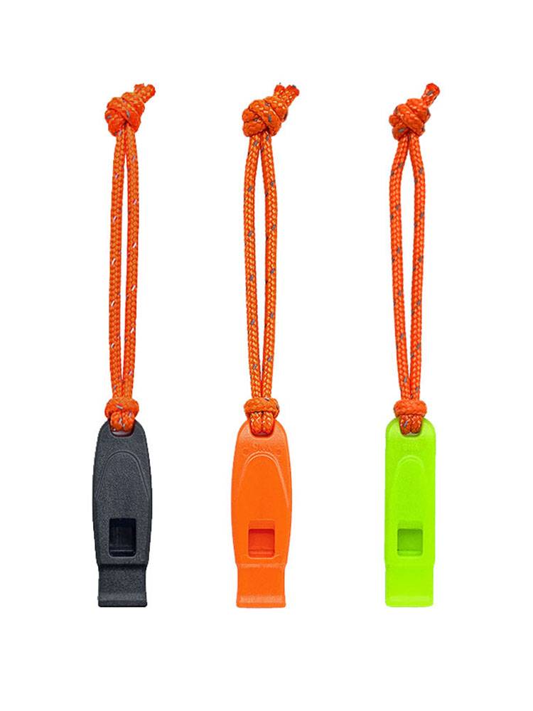 Outdoor mini -survival whistle Wild life -saving whistle plastic zipper head high decibel emergency equipment seeking help signal