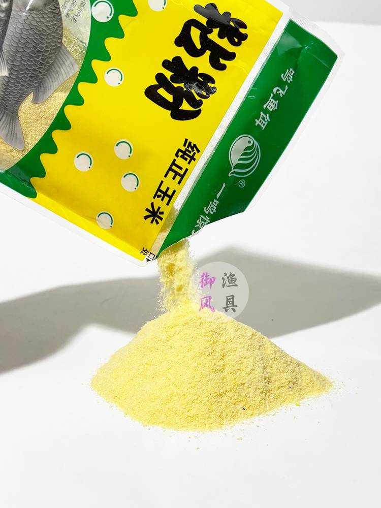 Bell corn flour fishing sticky powder carp grass bait homemade explosion bait cooked corn powder status powder additive