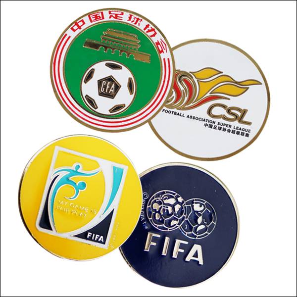 The football referee's flag picker and the red and yellow-plated referee's watch and the flag is cut off