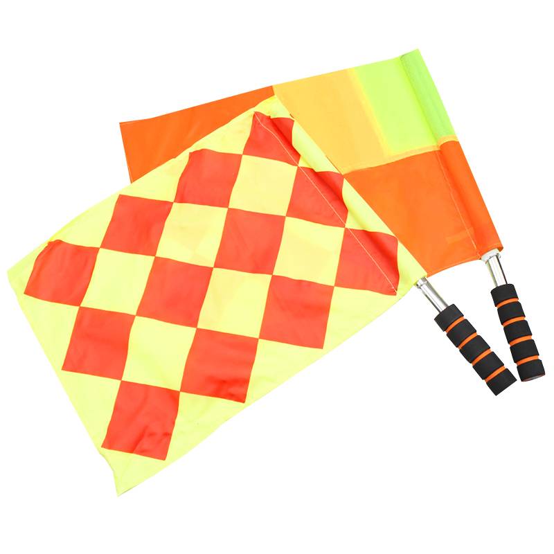 Send the flag railway signal flag traffic traffic command red and white flag track and field competition supplies football referee patrol flag