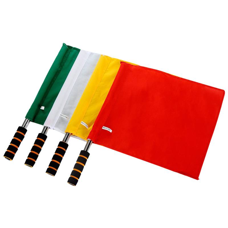 Send the flag railway signal flag traffic traffic command red and white flag track and field competition supplies football referee patrol flag