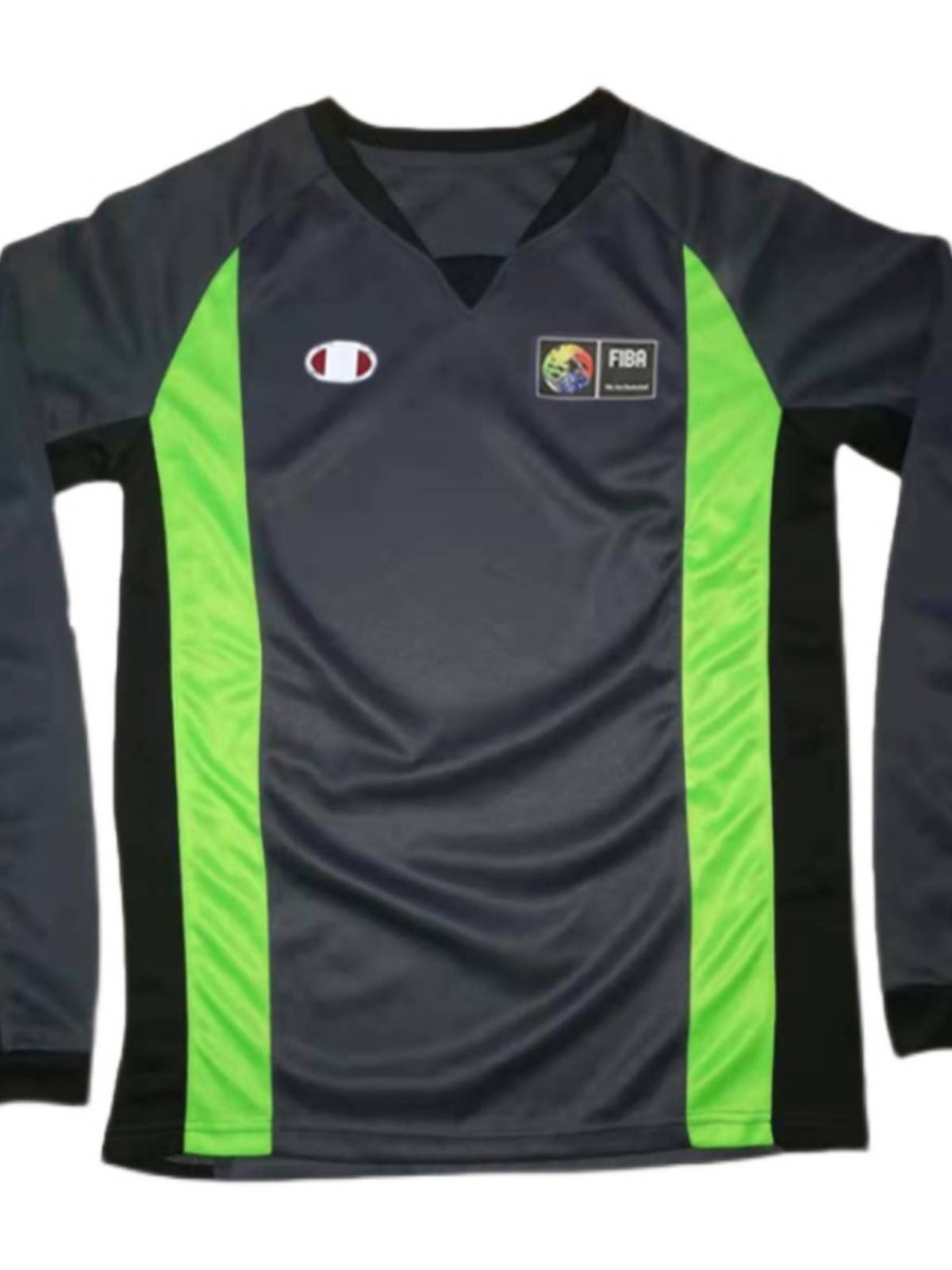 New spring and autumn long -sleeved basketball referee top clothes can be delivered to the referees of the referees, custom print chart