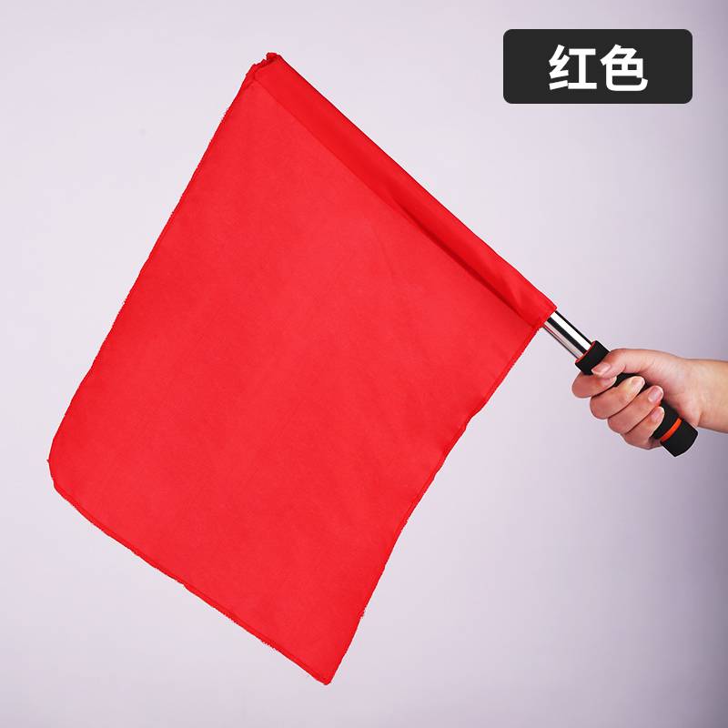 Stainless steel hair order flag-red