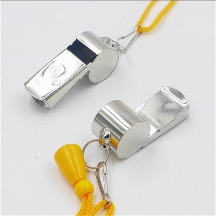Factory direct selling Leiyin referee metal whistle basketball football training training for stainless steel OK copper whistle