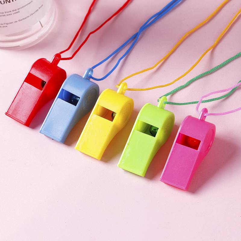 Sports goods plastic whistle children's toys color cheer cheer referee whistle fans manufacturers direct sales