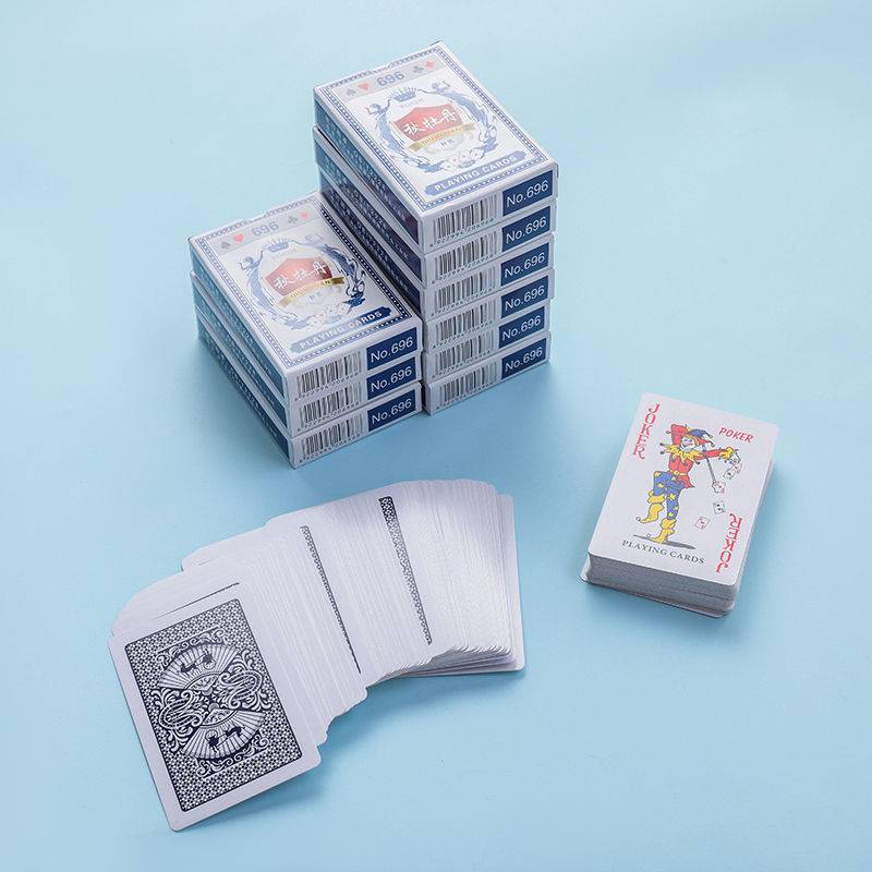 Poker hard paper cards cheap batch of authentic home card board games, landlords, landowners, thickened simplicity, full box 100 pairs