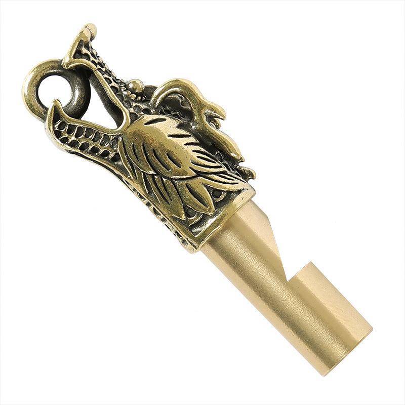 Pure Bronze Exit keychain State Bamboo Fair Light Light Noodles Survival Competition Judge Toning Outdoor Products