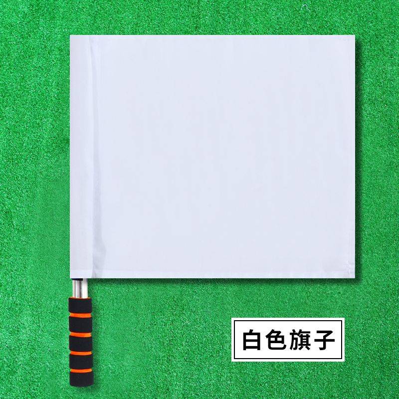 Upgraded stainless steel hair order flag (white)