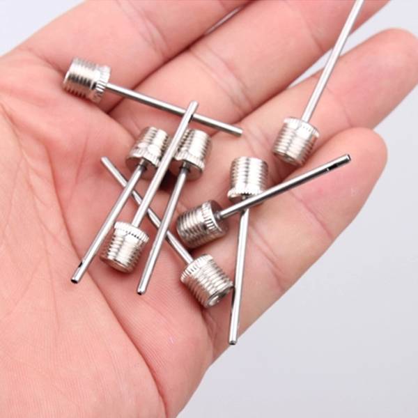 Basketball needle pneumatic needle pure steel blue balls football volleyball inflatable needle pumping cylinder inflatable stainless steel ball needle