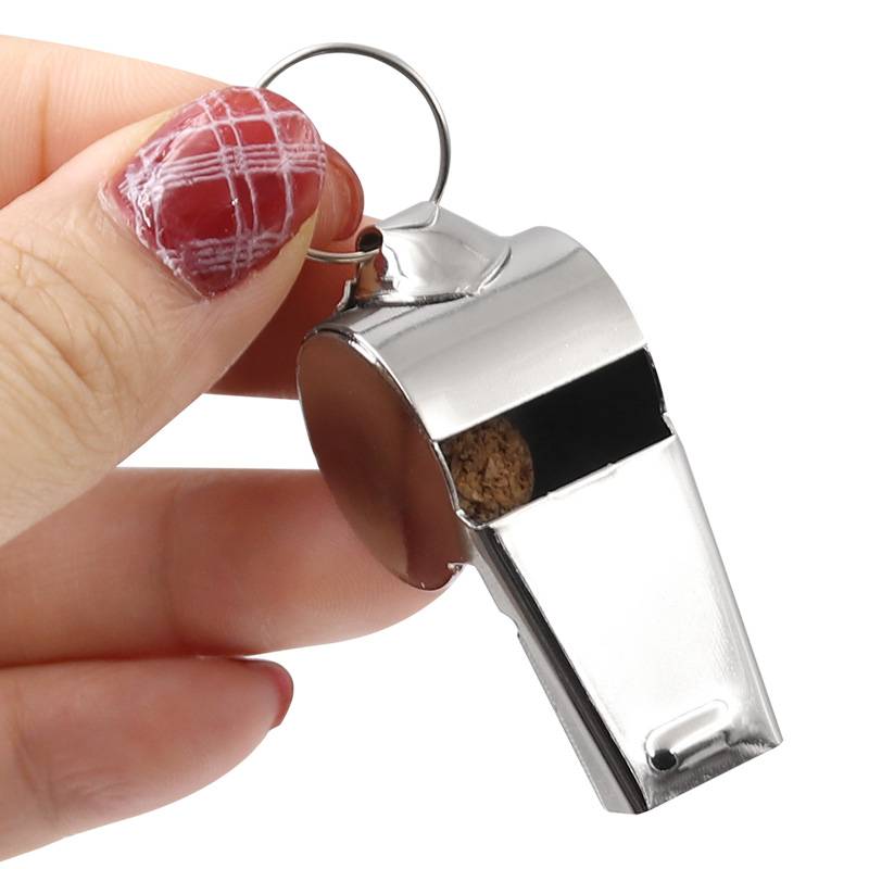 Children's toy plastic mouth whistle metal whistle sports cheer chef whistle competition referee whistle sporting supplies