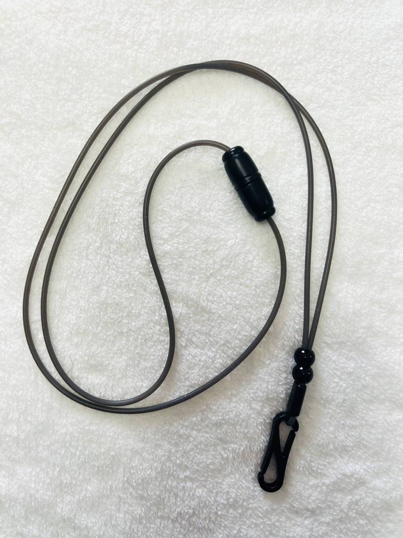 Gray silicone rope