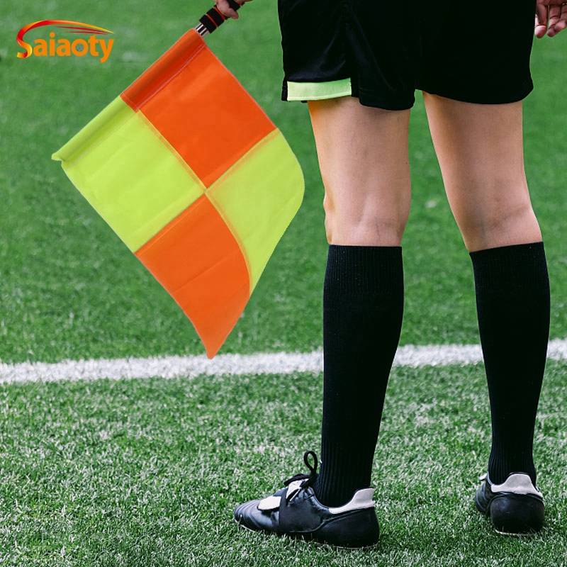Fanta flag track and field referee patrol flag football side flag parking lot traffic command hand flag railway signal flag