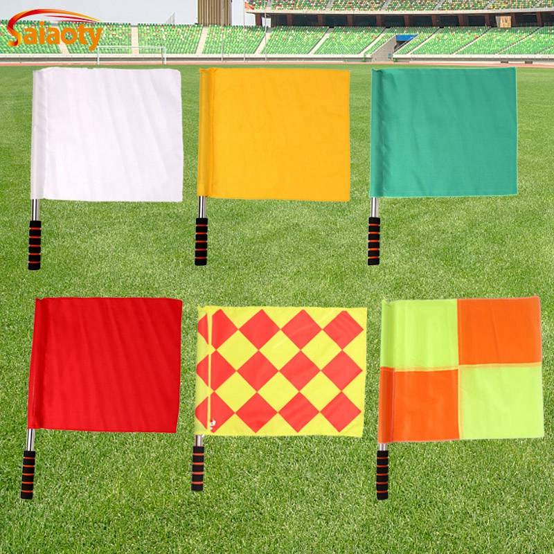 Fanta flag track and field referee patrol flag football side flag parking lot traffic command hand flag railway signal flag