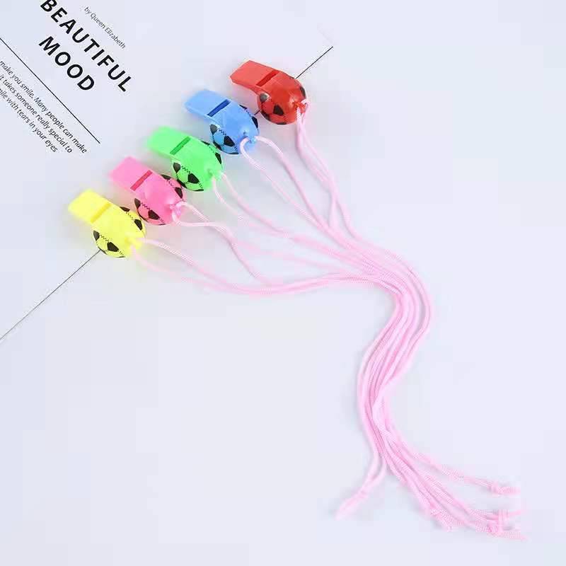 Volleyball at the venue, whistle, colored children's whistle cheerful refueling football referee plastic whistle