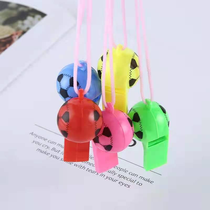 Volleyball at the venue, whistle, colored children's whistle cheerful refueling football referee plastic whistle