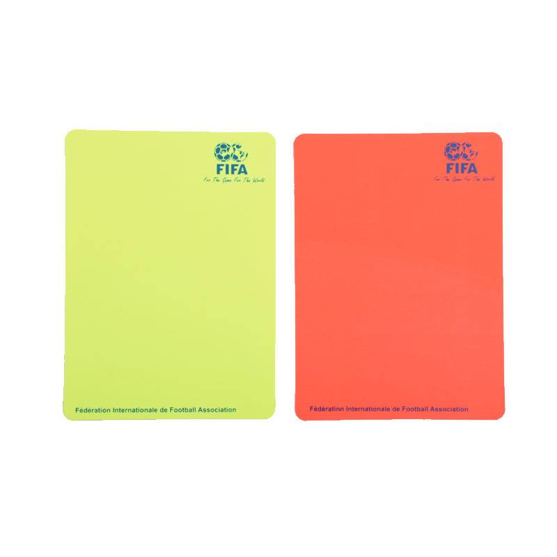 Professional football referee equipment Red and yellow card whistle flag picking side -to -side football training equipment set set