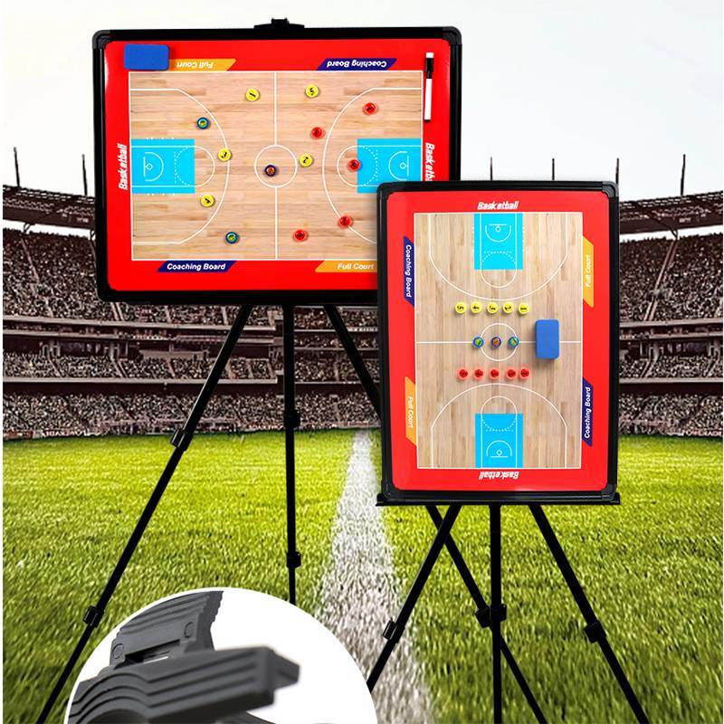 Large -sized bracket -type magnetic basketball tactical board can be written, rubbing, explanation board basketball equipment referee coach supplies
