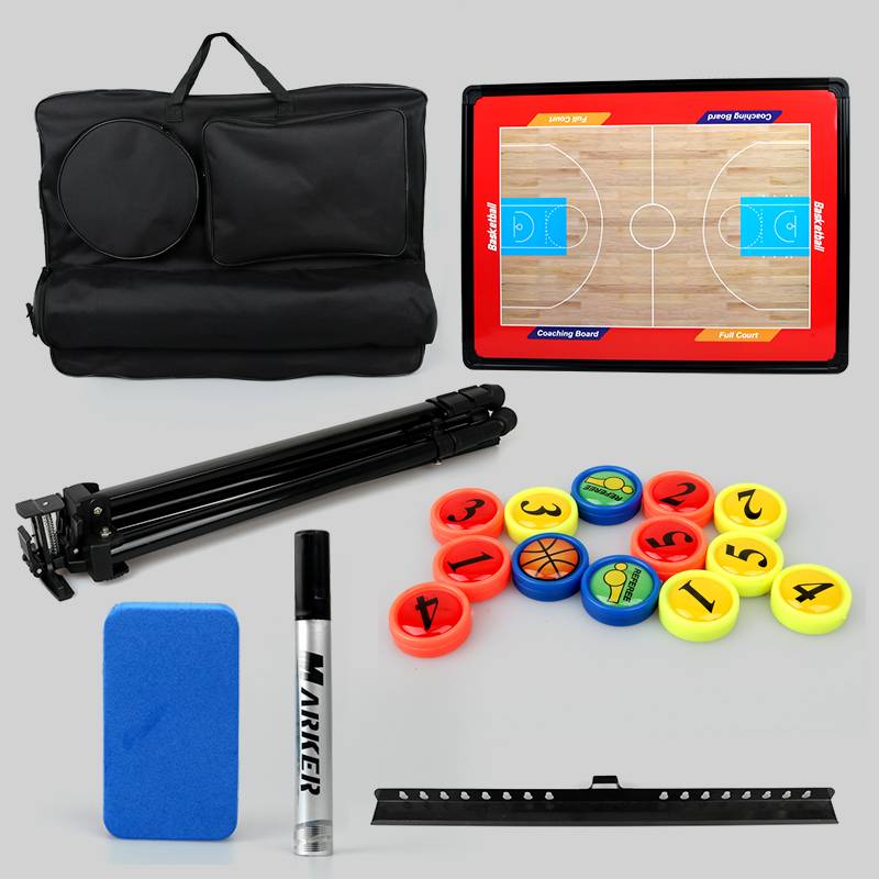 Large -sized bracket -type magnetic basketball tactical board can be written, rubbing, explanation board basketball equipment referee coach supplies