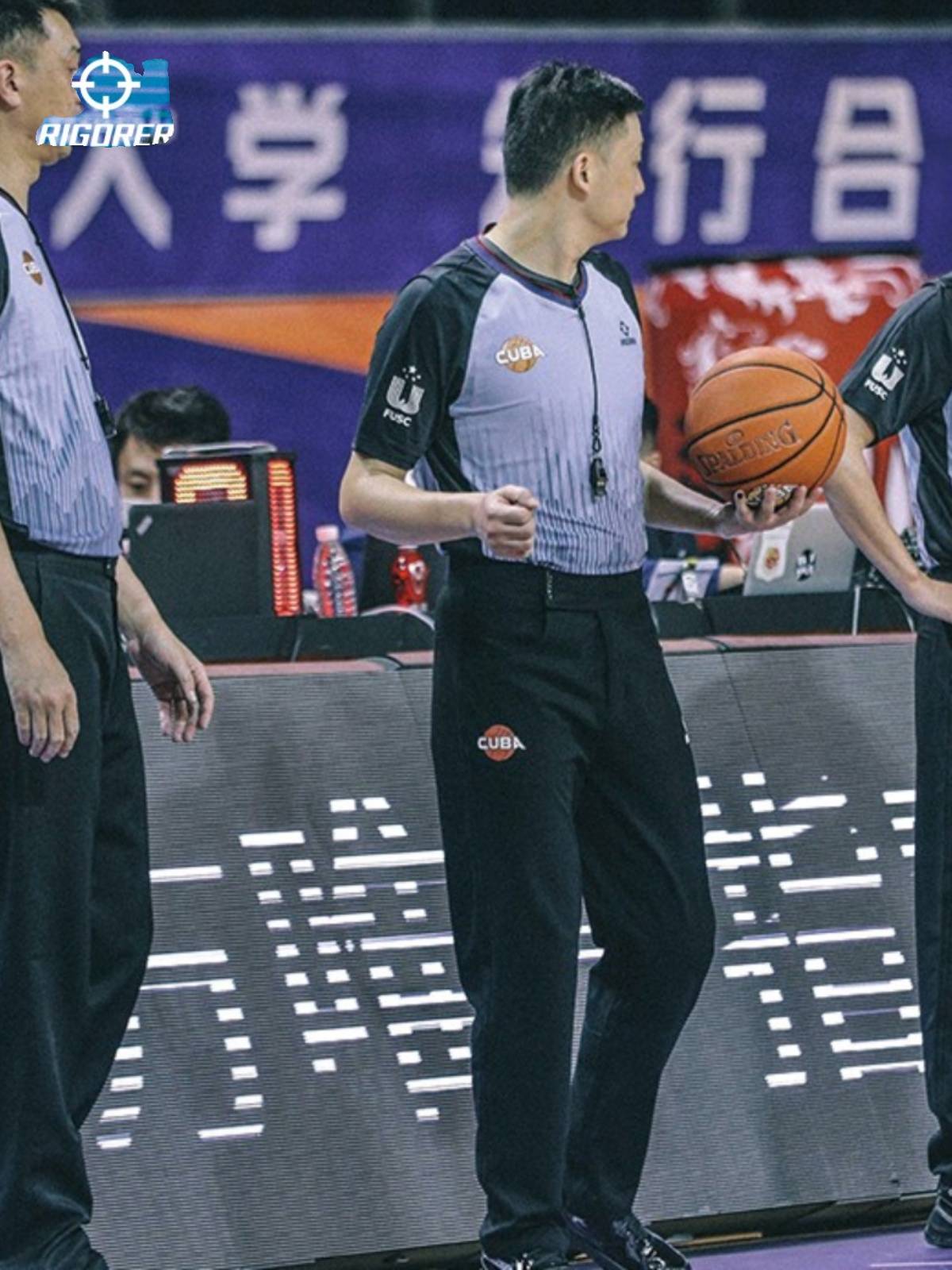 Persistent referee pants Basketball CUBA sponsorship training competition league special beam running four seasons sports trousers