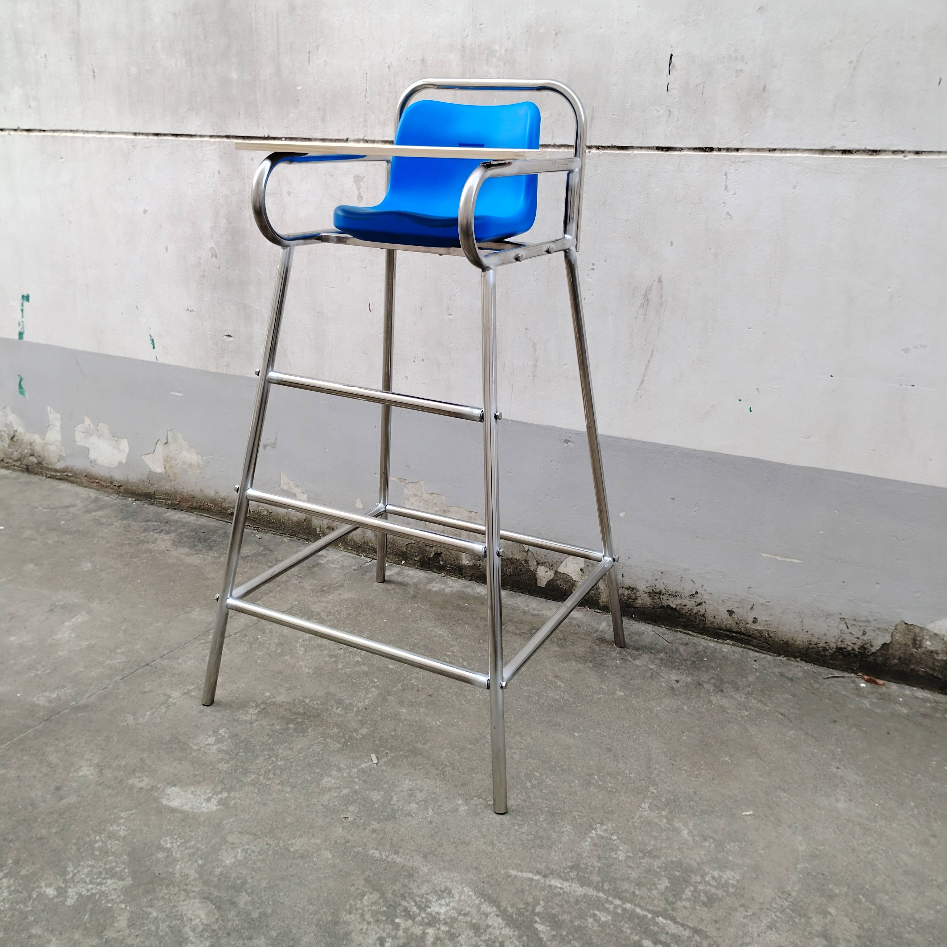Stainless steel badminton referee chair