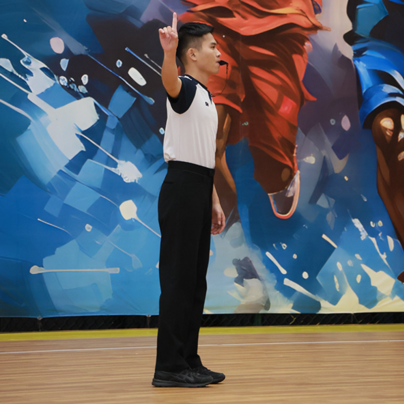 Outstanding equipment high -waisted basketball referee trousers for international versions of bidders without bidders and women universal whistle equipment