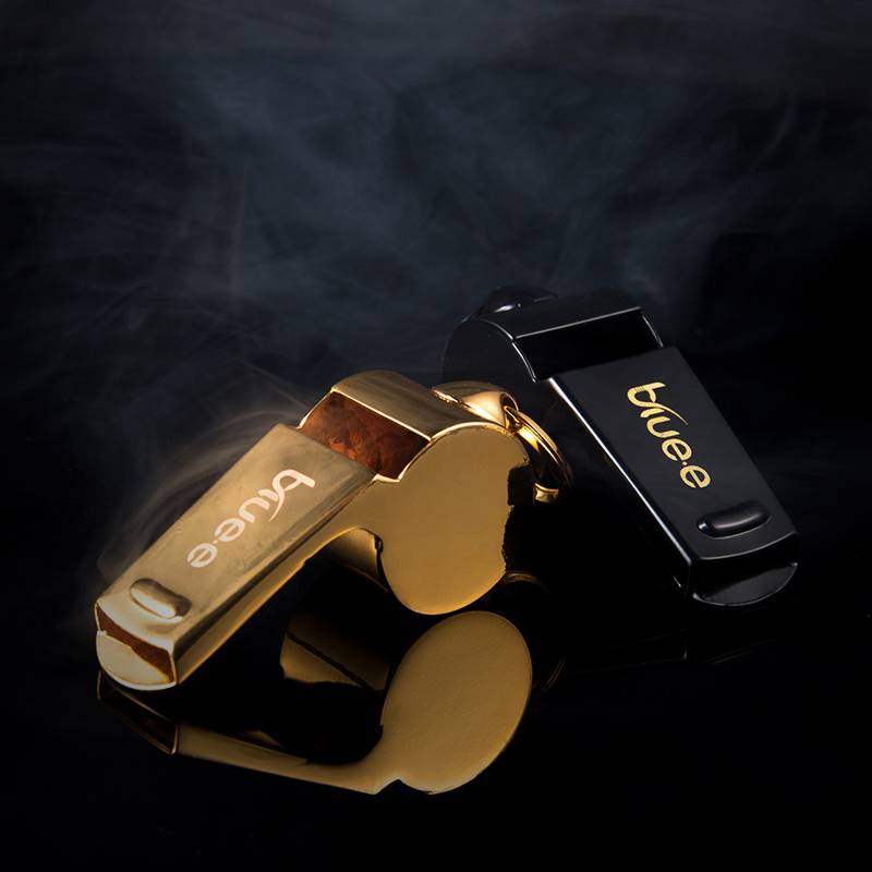 Bluee referee special whistle pure copper gold -plated medium -high audio whistle sports competition with nuclear whistle/1102