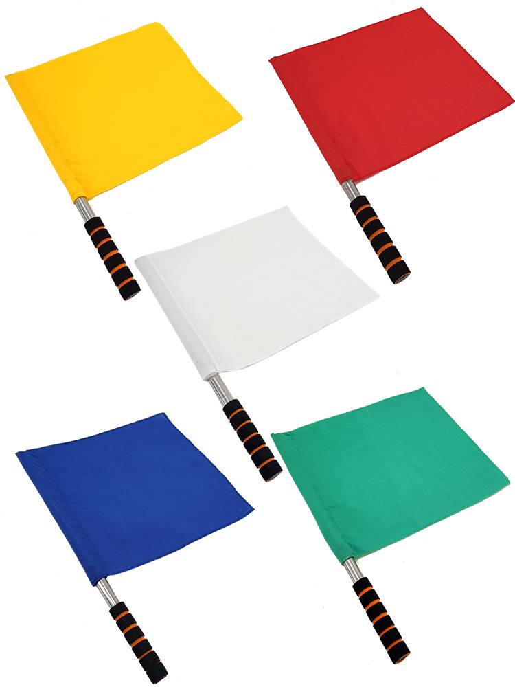 Fa Lingqi School Games Track and Field Competition Red Flag Ranning Border Flag Football Crash Banner Red, Yellow, Blue and White Banner Signaling Flag Civilized Traffic Command Banner
