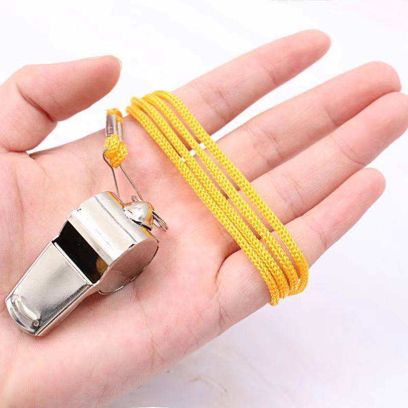 Tribune whistles, metal whistles, stainless steel whistles, sports whistles, sports supplies, ropes