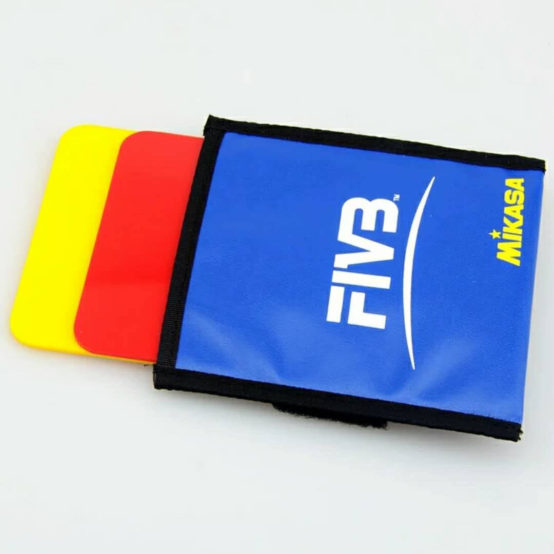 Mikasa Mikasa Volleyball Magic Test Form with a red and yellow card picker mouth