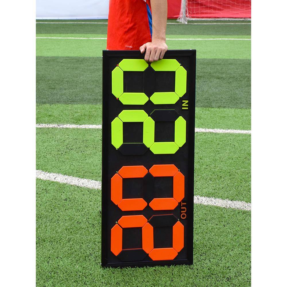 Soccer for two-sided scoreboard multi-purpose basketball game