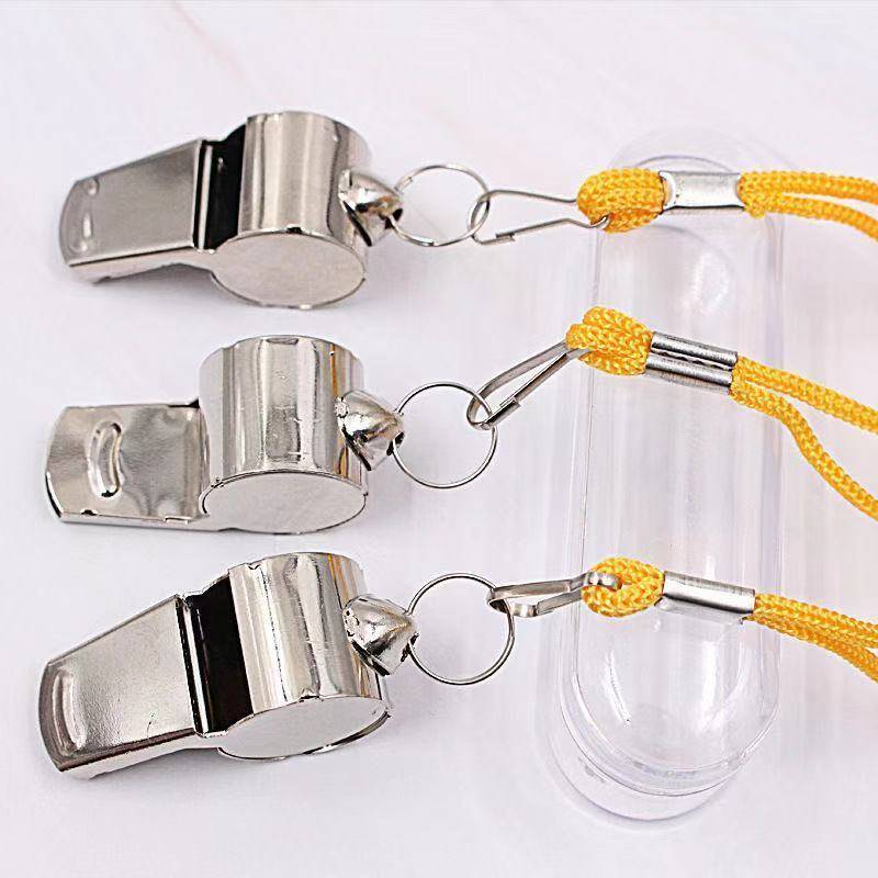 Tribune whistles, metal whistles, stainless steel whistles, sports whistles, sports supplies, ropes