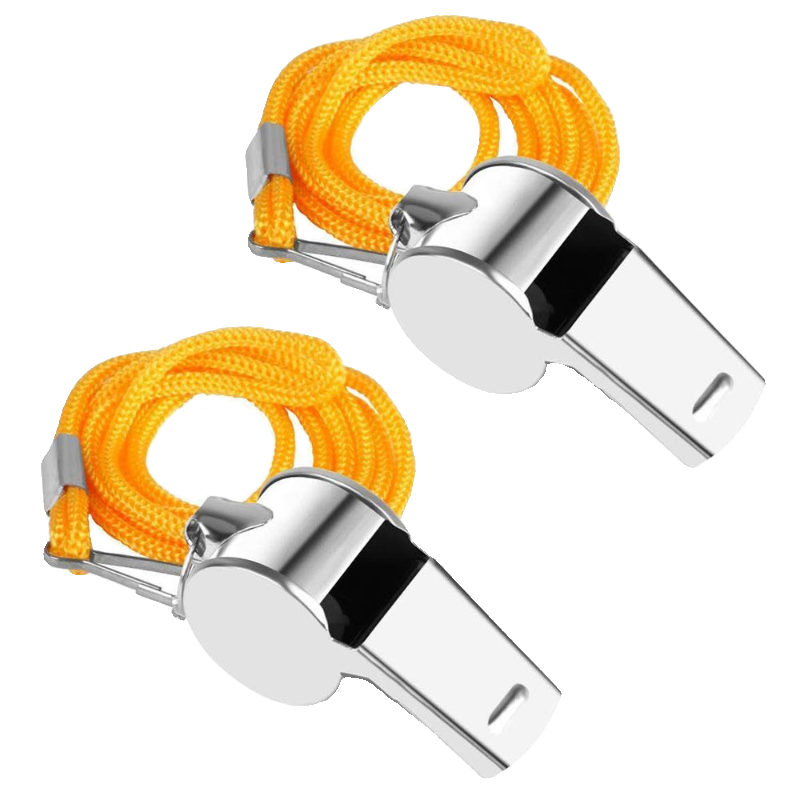 Tribune whistles, metal whistles, stainless steel whistles, sports whistles, sports supplies, ropes