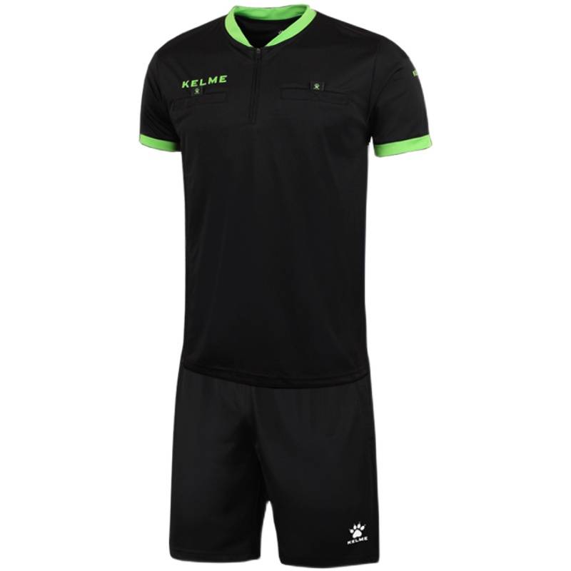 Kelme Karmei's football referee set men's professional football game breathable sweat absorption referee jersey equipment