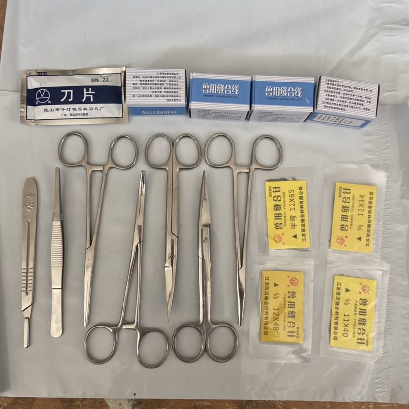 Beast Switching Needle Set Veterinary Surgery Surgical Plane Tools Casting Knife Holding Needle Combine