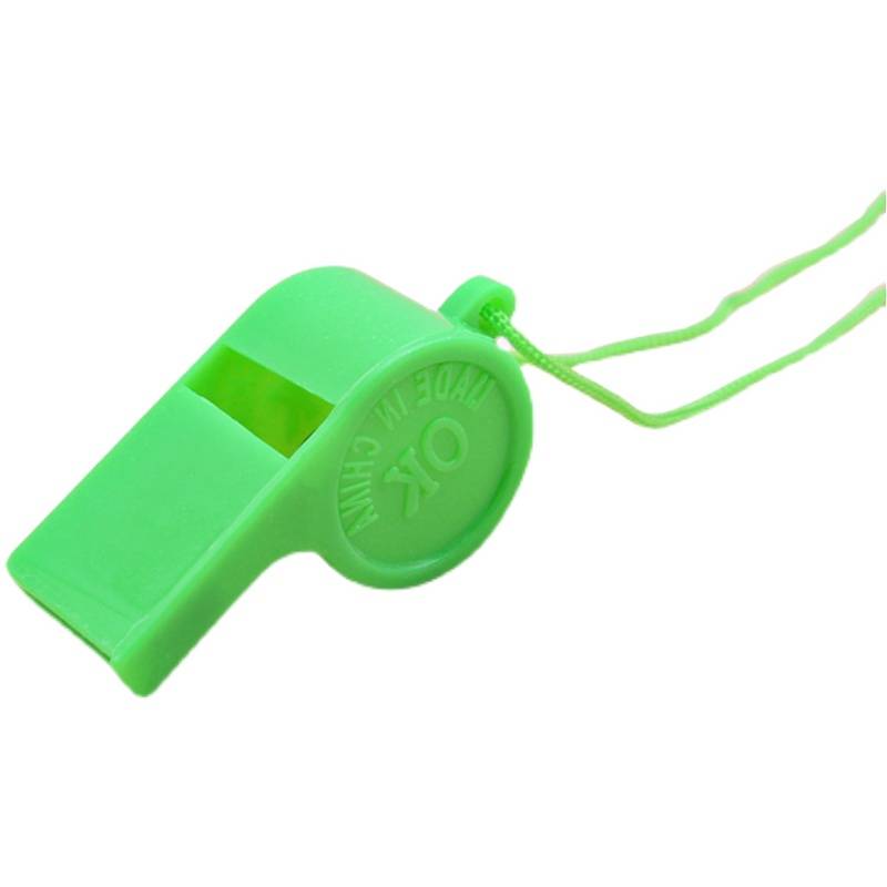 Plastic whistle children's toy prizes sports supplies push color cheer cheer referee whistle whistle