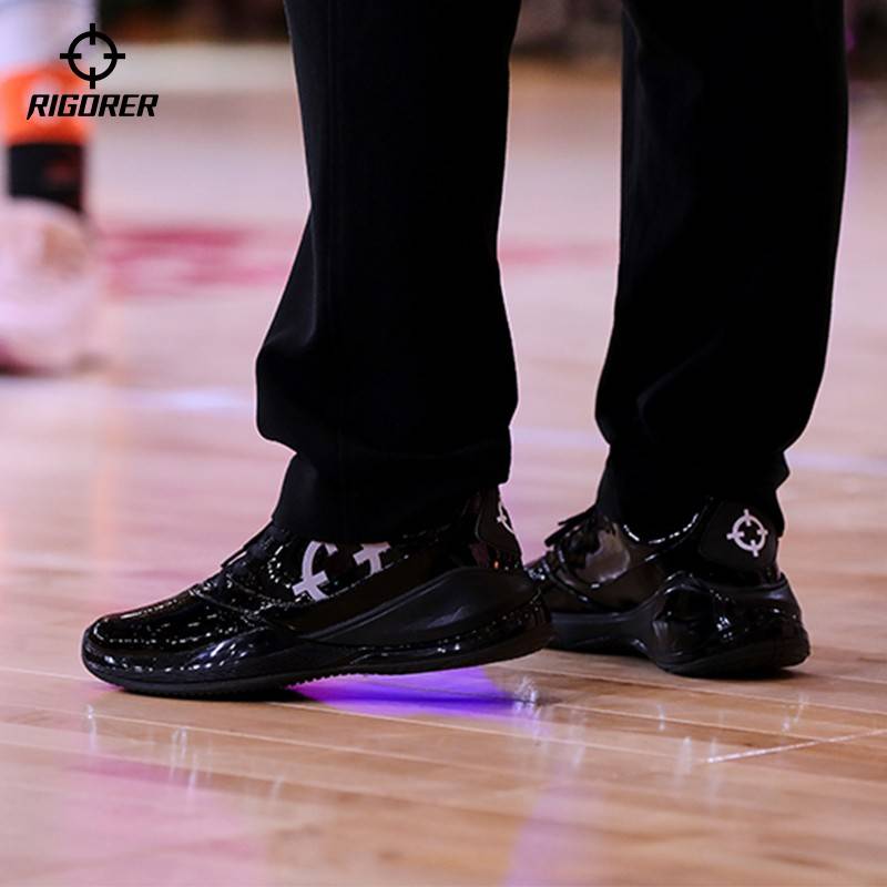Persistent in 2022 CUBA University Student League Basketball Sonication Model Shoes Black Bright Planetic Permanent Anti -Slip -resistant
