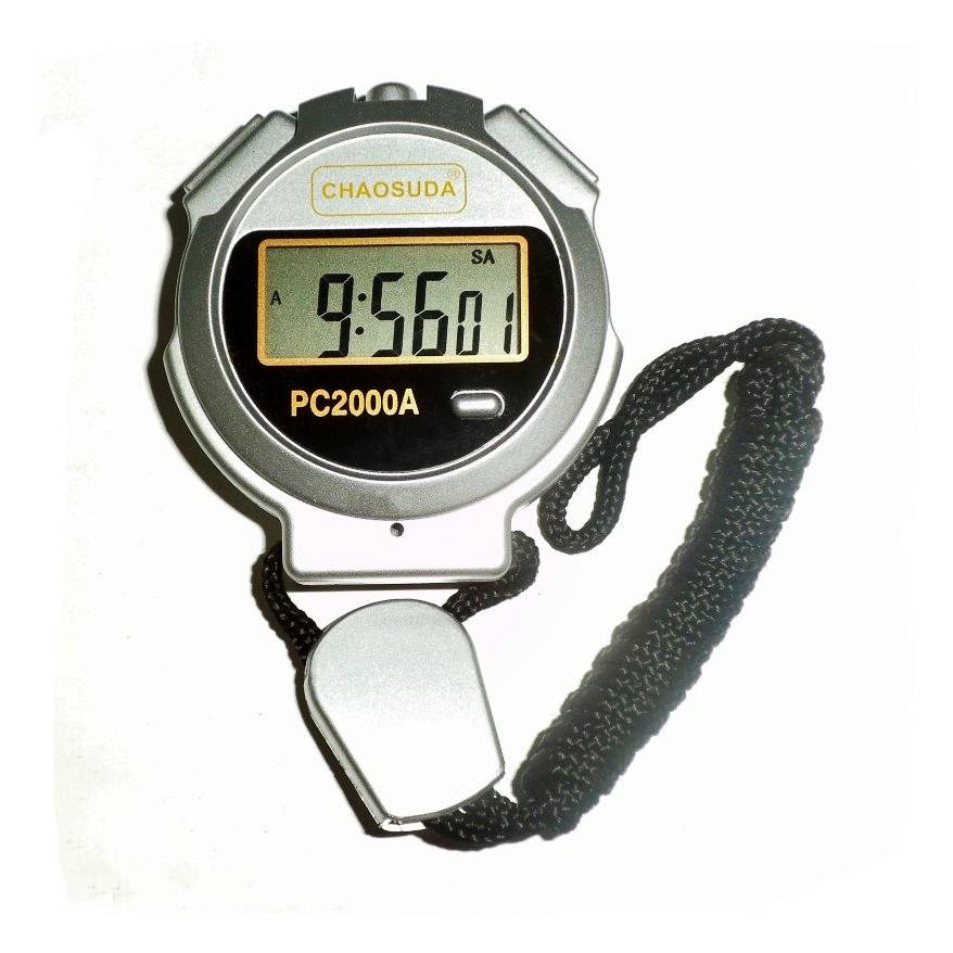Genuine Original Super Speed ​​PC2000A single -row 2 -wheeled second watch referee tools Second watch timer code watch