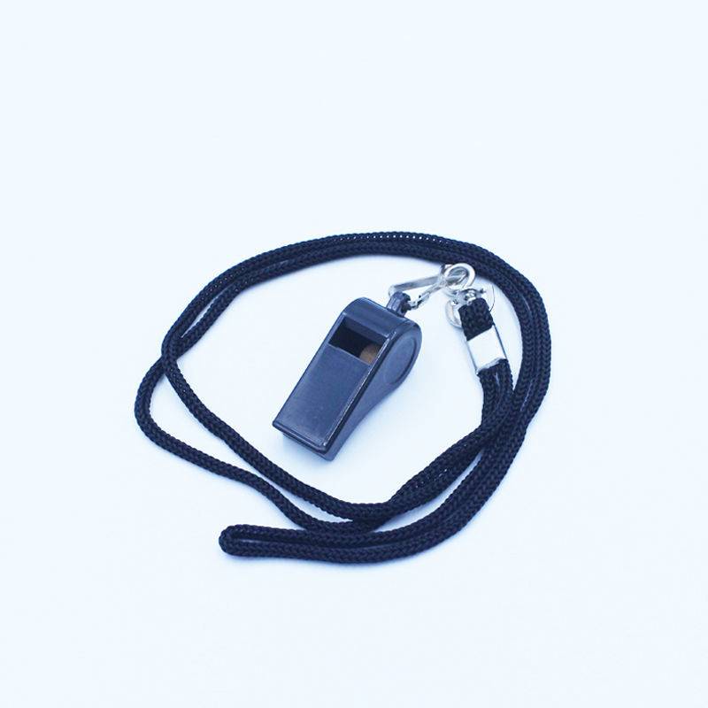 Plastic mouth whistle black bag 5 packed 5