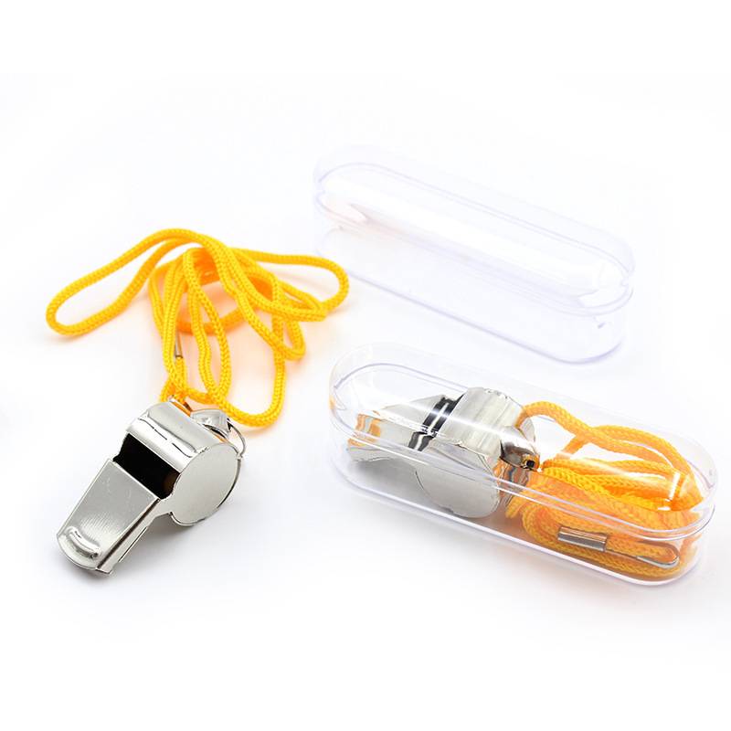 Customization of the tie on sports supplies for the judges ' post, metal whistle stainless steel command post, sports post