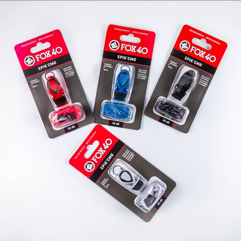 Canadian original FOX40 referee special whistle three -cavity treble high -sound basketball international EPIK anti -slip whistle/8803
