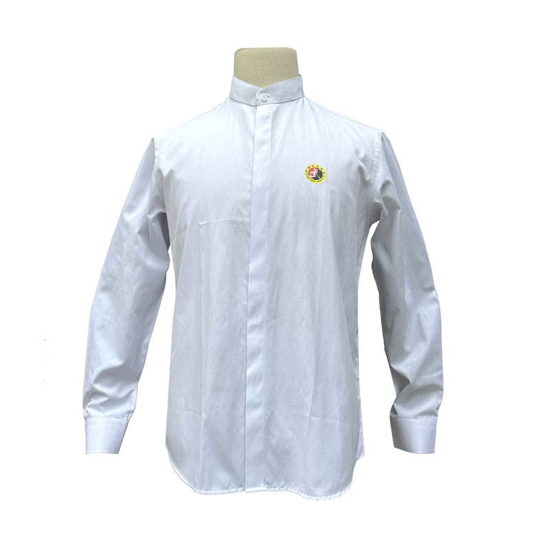 Martial arts referee takes white shirt short -sleeved routing referee Sanda referee admission to long -sleeved shirt martial arts association new model