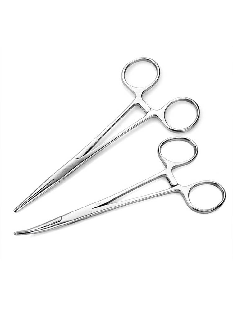 Medical antibody antibody straight -head stainless steel elbow surgery clip pet fishing pipe pliers surgery suture holder
