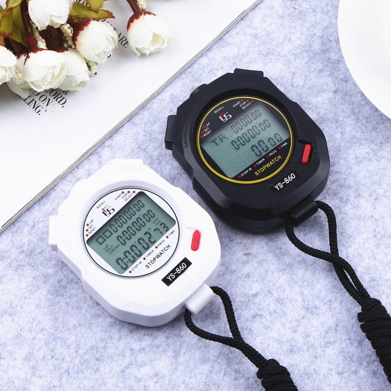 Yisheng YS-860 three rows of 60 electronic stopwatch schedules sports referee track and field running competition