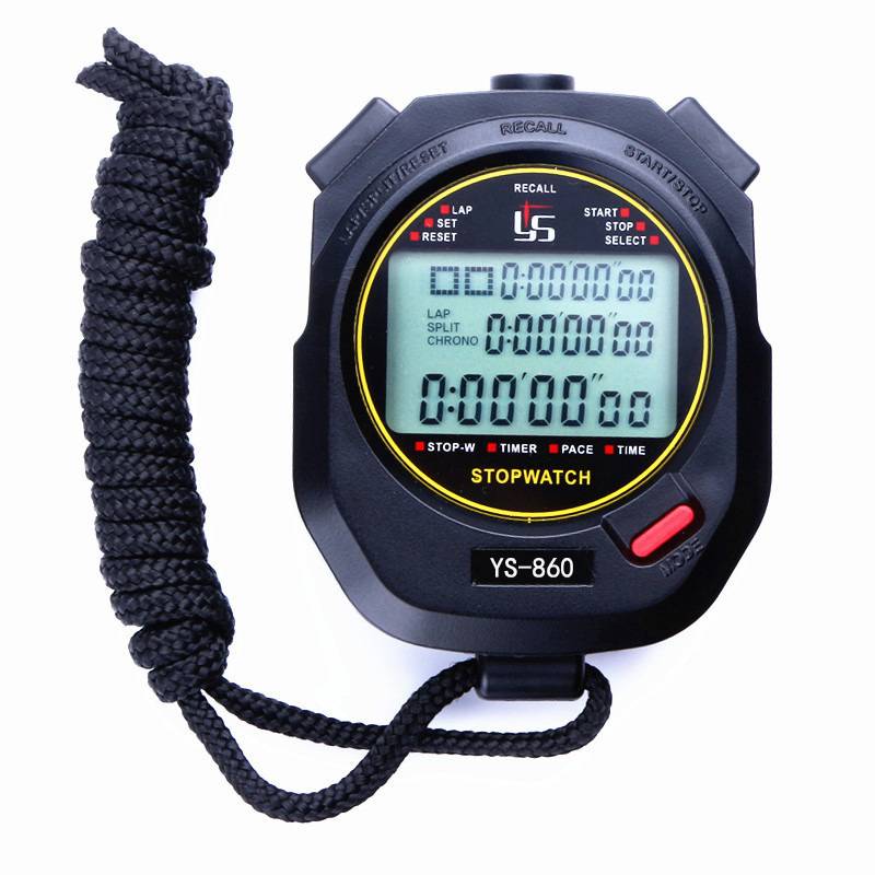 Yisheng YS-860 three rows of 60 electronic stopwatch schedules sports referee track and field running competition