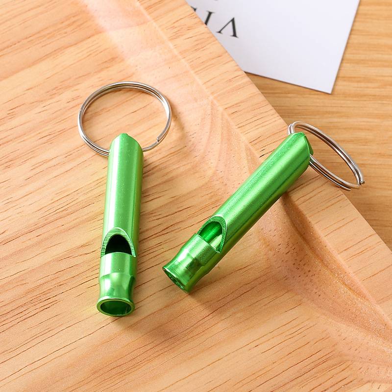 New products for outdoor aluminum alloy survival whistle emergency referee tent accessories climbing emergency whistle